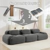 Aukfa Modular Corduroy Sectional Sofa with Ergonomic Support - Pet Friendly, Easy Assembly, Non-Slip Base Design - 4 of 4