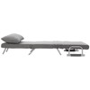 NicBex Convertible Sleeper Chair,Modern Folding Sofa Bed with Steel  Frame,Modern Couches with Pillows  for Living Room,Light Gray/Dark Gray - 2 of 4