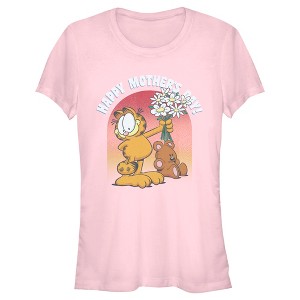 Juniors Womens Garfield Pooky Happy Mother's Day  T-Shirt -  - - 1 of 4