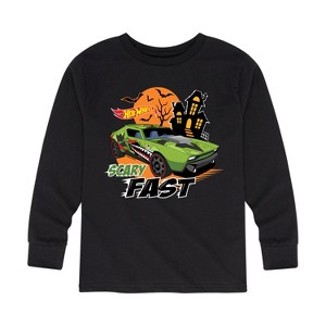 Boys' - Hot Wheels - Scary Fast Long Sleeve Graphic T-Shirt - 1 of 4
