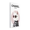 Stupell Industries Chic Kitty Cat Meow Glam Fashion Pink Circle Wall Plaque Art - 3 of 4