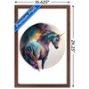Trends International Ben Heine - Unicorn in Universe Framed Wall Poster Prints - 3 of 4