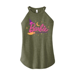 Women's - Barbie - Juniors High Neck Tank Top Graphic High Neck Tank - 1 of 3