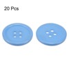 Unique Bargains Sewing Resin Round Flat 4-Hole Replacement Craft Buttons 20 Pcs - 3 of 4