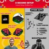 Bogey Pong | 3-in-1 Backyard Pong Golf Game Set with Darts & Tic Tac Toe | Remove Discs for Pong Golf Style Gameplay - 4 of 4