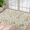 Modern Rug Non Slip Low Pile Rug Soft Stain Resistant Throw Floor Cover Foldable Indoor Carpet for Living Room Bedroom - 3 of 4