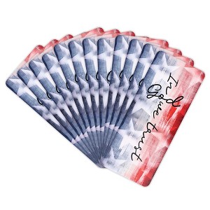 Dicksons Patriotic in God We Trust, Multicolor 6.25 x 2.6 Inch Laminated Paper Bookmark; Pack of 12 - 1 of 2