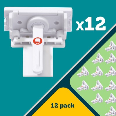 Safety 1st White Secure-to-Explore Adhesive Locks 12-Pack