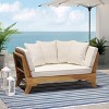Patio Sofas, Outdoor Arm Sofa, Daybed, All-Weather Sofa with Cushions & Lumbar Pillows, for Patio, Balcony, Backyard, Deck -Christopher Knight Home - 4 of 4