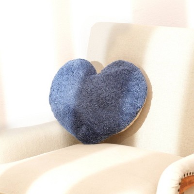 Anybear 16x14 Blue Heart Tufted Cotton Cushions