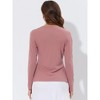 INSPIRE CHIC Women's Tie Front Long Sleeve Crop Ruffle Knit Cardigan Sweaters - 4 of 4