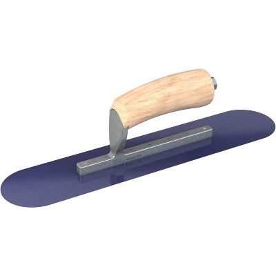 Bon Tool 66-163 Pool Trowel - Blue Steel - 14 X 3 - Wood