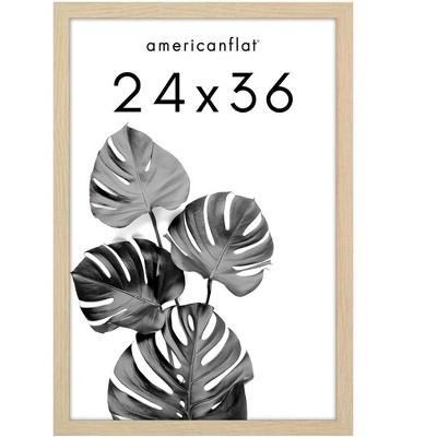Americanflat Poster Frame - Wooden Picture Frame with Plexiglass Cover