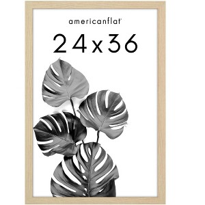 Americanflat Poster Frame - Wooden Picture Frame with Plexiglass Cover - 1 of 4