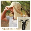 Tirrinia Neck Flap Sun Hat - Hiking Safari Fishing Caps for Men and Women, Perfect for Outdoor Adventures Hiking Fishing Summer Camping - 4 of 4