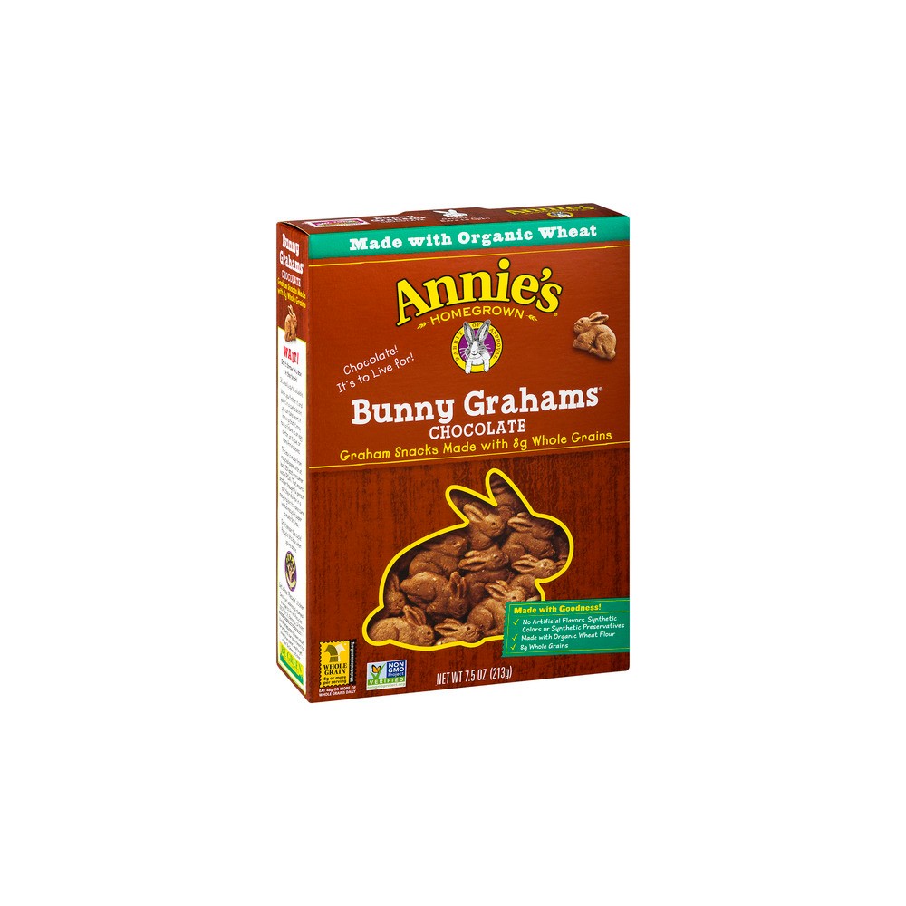 UPC 013562000173 Annie's Organic Chocolate Bunny Grahams 7.5oz