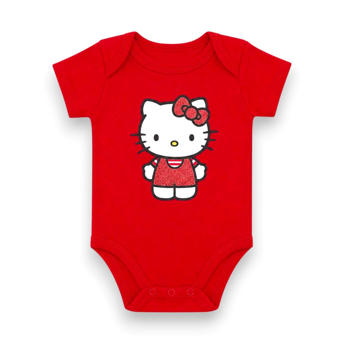 Hello Kitty Infant Girls' 3-Piece Short Sleeve Bodysuit Sets - thumbnail 10
