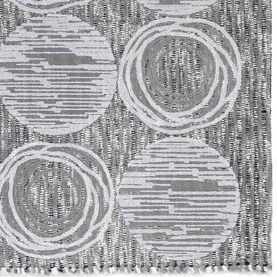 Avanti Galaxy Silver Gray Cotton Tufted Bath Rug
