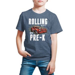 Boys' - Hot Wheels - Rolling Into Pre-K Short Sleeve Graphic T-Shirt - 1 of 4