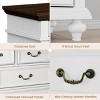 47" Farmhouse Dresser for Bedroom with 9 Drawers, Rustic Wood Chest with Vintage Metal Handles for Bedroom, For Living Room, Entrance - 4 of 4