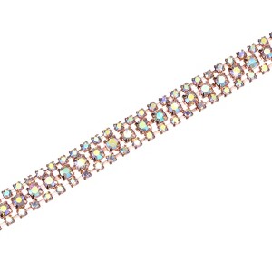 Unique Bargains Durable Rhinestone Chain Multipurpose Use Beaded Trim 1 Pc - 1 of 4