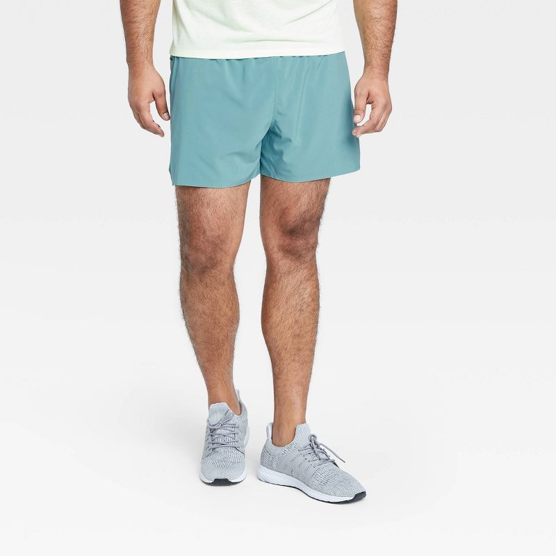 Men's Lined Run Shorts 5" - All In Motion™, 4 of 8
