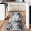 Area Rug, Ultra-Soft Washable Rug for Living Room, Dinner Room, Bedroom, Non-Slip Modern Abstract Rug - 2 of 4