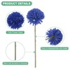 Unique Bargains Plastic Silk Durable Artificial Chrysanthemum Ball Flowers 11" - 2 of 4