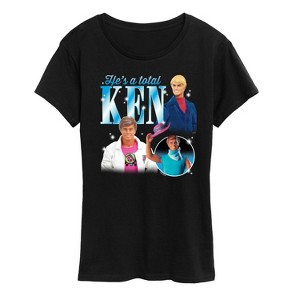 Women's - Barbie - Hes A Total Ken Group Short Sleeve Graphic T-Shirt - 1 of 4