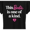 Women's - Barbie - This Barbie Is One Of A Kind-Womens Women'S Short Sleeve Graphic T-Shirt Short Sleeve Graphic T-Shirt - 2 of 4