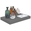 vidaXL Floating Wall Shelf High Gloss Gray 15.7"x9.1"x1.5" MDF - 2 of 4