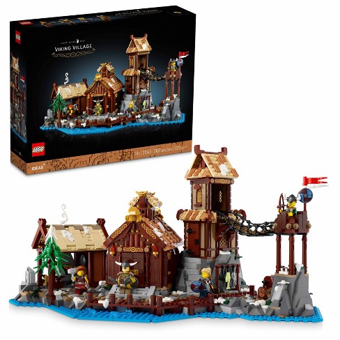 Lego Ideas Viking Village Model Building Set 21343 : Target