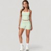 Anna-Kaci Active Women's High Waist Athletic Shorts with Stretch Fabric and Contour Fit Waistband - 2 of 4