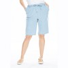 Woman Within Women's Plus Size Drawstring Denim Short - 4 of 4