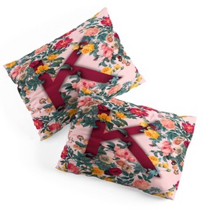 Deny Designs Standard Burcu Korkmazyurek Summer Botanical Monogram Pillow Shams - 1 of 3