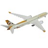 Boeing 777-9 Commercial Aircraft "Etihad Airways" (A6-FAA) Beige with Tail Graphics 1/400 Diecast Model Airplane by GeminiJets - 4 of 4