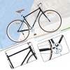 VisioGear Bicycles, Hybrid Bicycle with Single Speed, Bicycles for Men Women Adults, Commuter Bike with Adjustable Seat, Black, 64.97"*24.41"*38.52" - 3 of 4