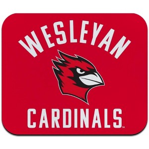 Wesleyan University Cardinals Logo Low Profile Thin Mouse Pad Mousepad - 1 of 2