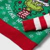 Toddler Boys' The Grinch Define Naughty Knitted Pullover Sweater - Green - image 3 of 3
