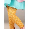 HalloweenCostumes.com Girls Ice Cream Costume | Dress, Leggings, and Headband | Sweet Treat Outfit for Halloween - 4 of 4