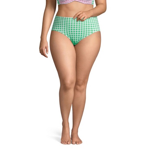 Women's Chlorine Resistant Tummy Control High Waisted Bikini Swim