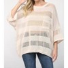Women's Crotchet Stripe Top - Fate - 3 of 3