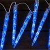 GE Color Choice 20-Count Dual Color 100 LED Ice Crystal Icicle Lights Blue/White - 2 of 3