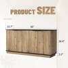 GDFStudio Nicola Modern 55" Wood Multi-functional Sideboard with 4 Doors - 4 of 4