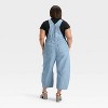Women's Denim Utility Overalls - Universal Thread™ Medium Wash - 2 of 3