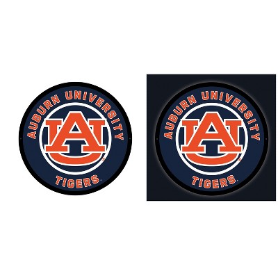 Evergreen Ultra-Thin Edgelight LED Wall Decor, Round, Auburn University- 23 x 23 Inches Made In USA