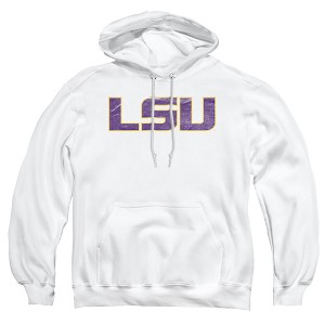 Louisiana State University LSU Official Distressed Primary Unisex Adult Pull-Over Hoodie - 1 of 4