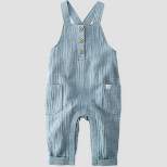 little Planet By Carter's Baby Creek Gauze Overalls - Blue 