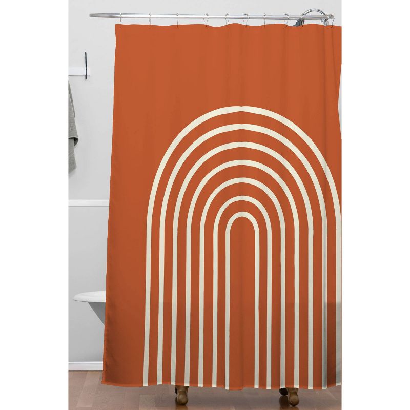Grace Terracota Shower Curtain Orange - Deny Designs, 3 of 6