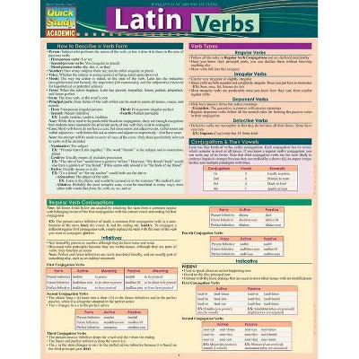 Latin Verbs - by  Barcharts Inc (Poster)